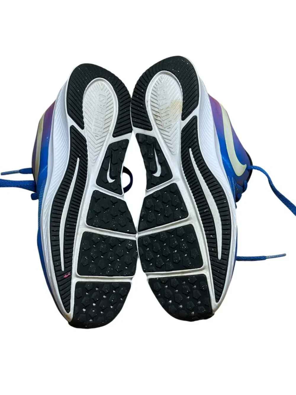 Nike Star Runner 2.0 Youth Blue Running Shoes Size 4Y Gradient Pink Heel Lightwe